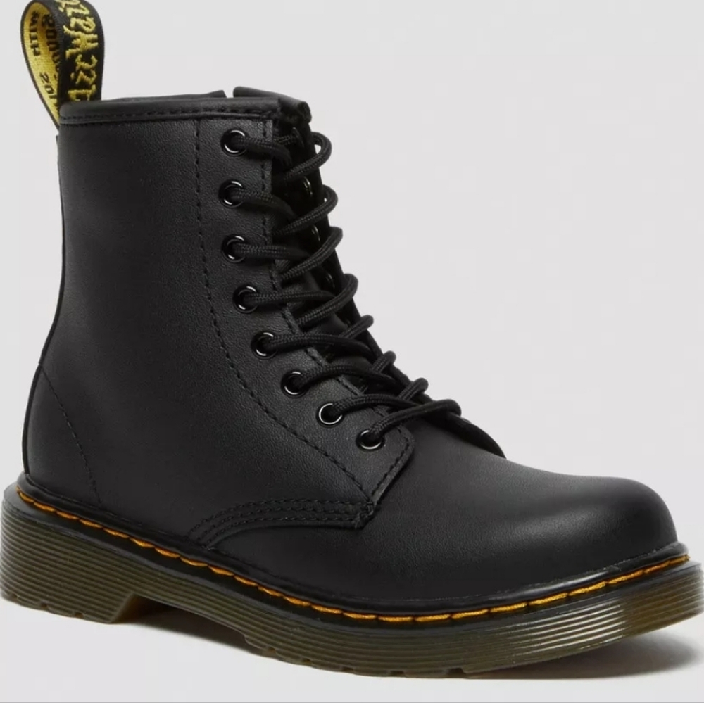 Dr. Martens‎ Black Leather Boots Size 5 M/ 6 L